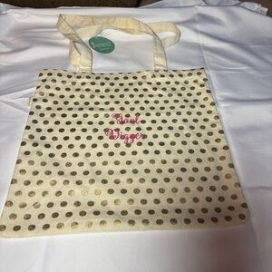 ❤️ Initials Inc. Canvas Tote Bag “Goal Digger”